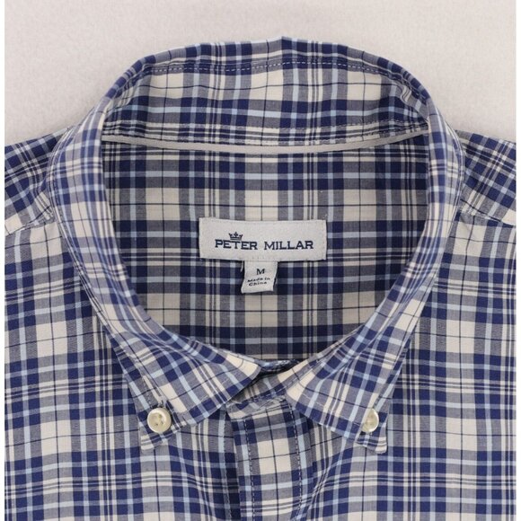 Peter Millar Bondi Cotton Linen Button Down Sport Shirt Men's Medium MS20W61CVL - Picture 6 of 8